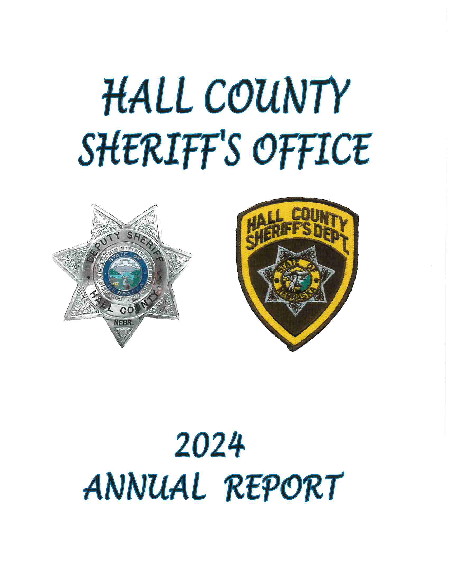 Hall County Sheriff - 2024 Annual Report